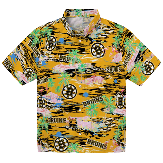 Boston Bruins Hawaiian Shirt - Hawaii Island - Moonbestprint