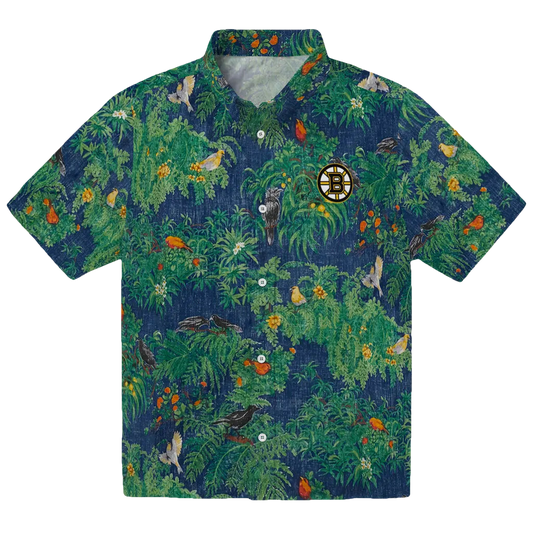 Boston Bruins Hawaiian Shirt - Bird Canopy - Moonbestprint