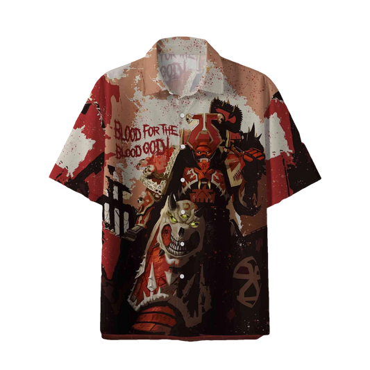 Blood For The Blood God Hawaiian Shirt - Moonbestprint