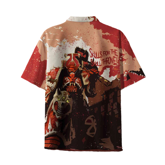 Blood For The Blood God Hawaiian Shirt - Moonbestprint