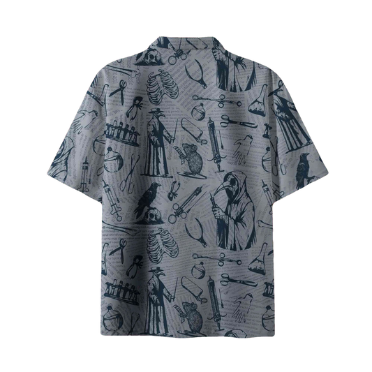 Black Death Hawaiian Shirt - Moonbestprint