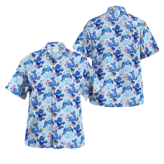 Ashimari Pokemon Cute Hawaiian Shirt - Moonbestprint