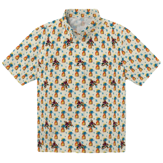 Arizona Coyotes Hawaiian Shirt - Pineapple Delight - Moonbestprint