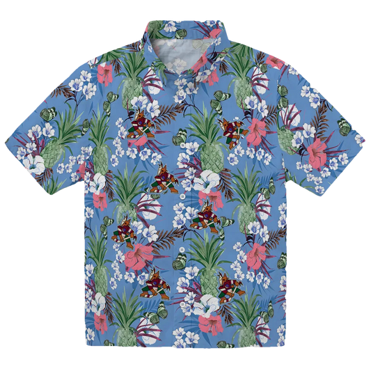 Arizona Coyotes Hawaiian Shirt - Pineapple Bouquet - Moonbestprint