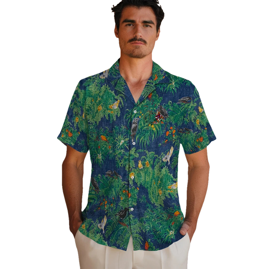 Arizona Coyotes Hawaiian Shirt - Bird Canopy - Moonbestprint