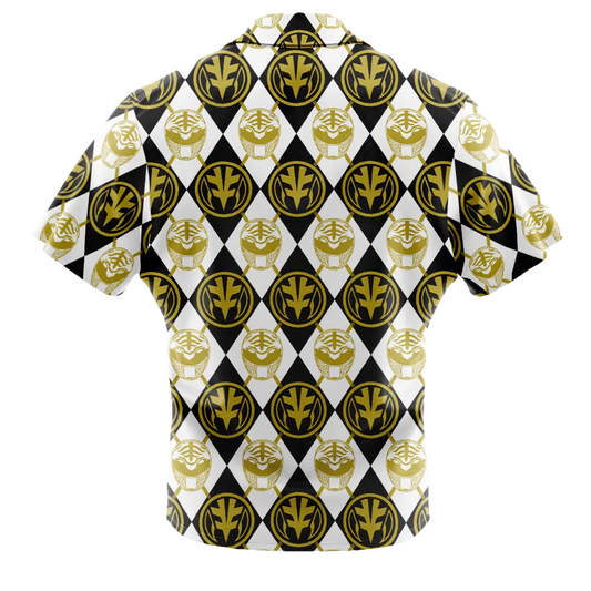 Argyle White Ranger Power Rangers Hawaiian Shirt - Moonbestprint