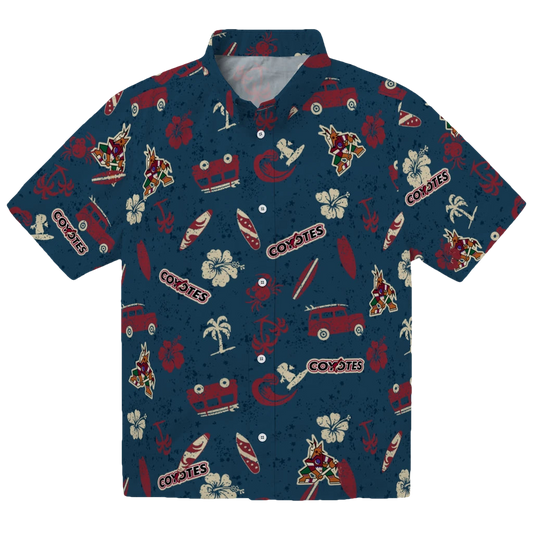 Arizona Coyotes Hawaiian Shirt - Beach Vibe - Moonbestprint