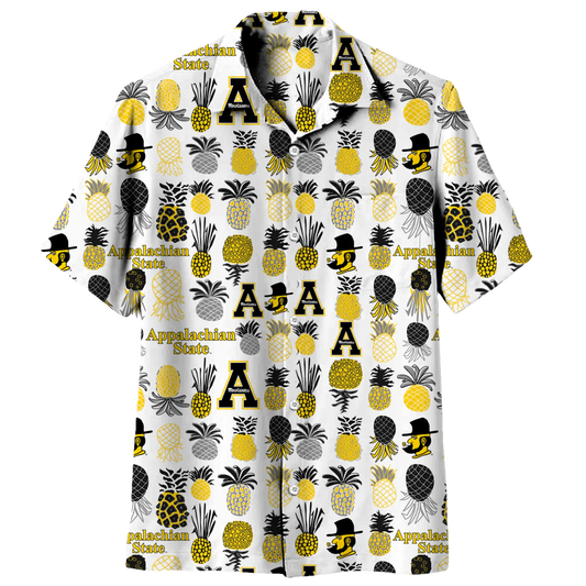Appalachian State Mountaineers Pineapple Hawaiian Shirt - Moonbestprint