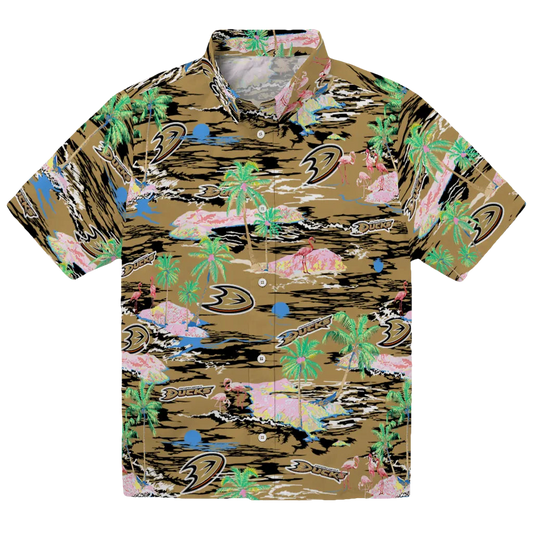 Anaheim Ducks Hawaiian Shirt - Hawaii Island - Moonbestprint