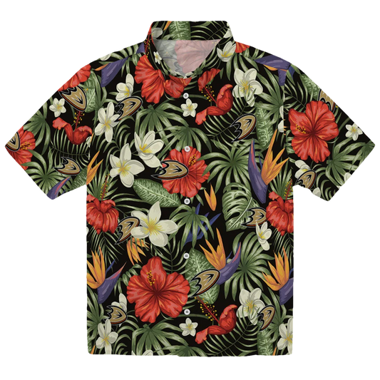 Anaheim Ducks Hawaiian Shirt - Hawaii Floral Hibiscus - Moonbestprint