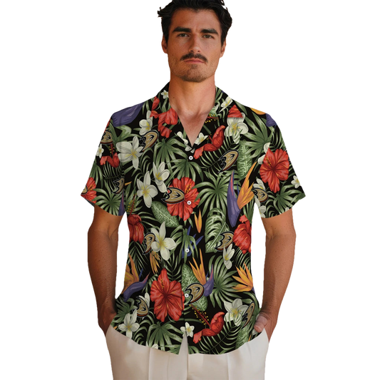 Anaheim Ducks Hawaiian Shirt - Hawaii Floral Hibiscus - Moonbestprint