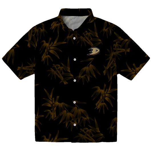 Anaheim Ducks Hawaiian Shirt - Bamboo Branches - Moonbestprint