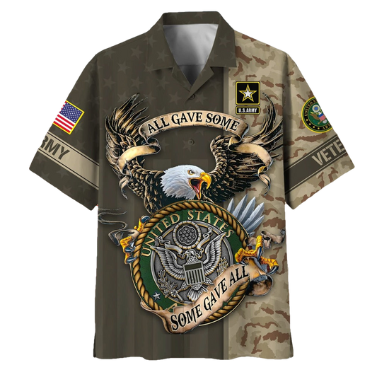 All Gave Some Some Gave All US Veterans Hawaii Shirt - Moonbestprint