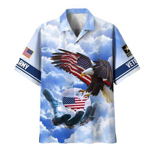 American Pride US Veteran Hawaii Shirt - Moonbestprint