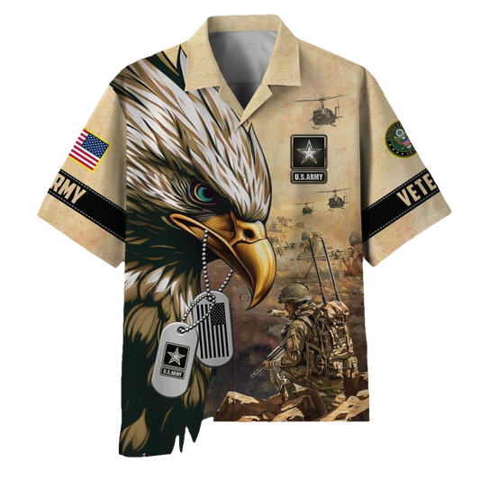 American Pride US Veteran Hawaii Shirt - Moonbestprint