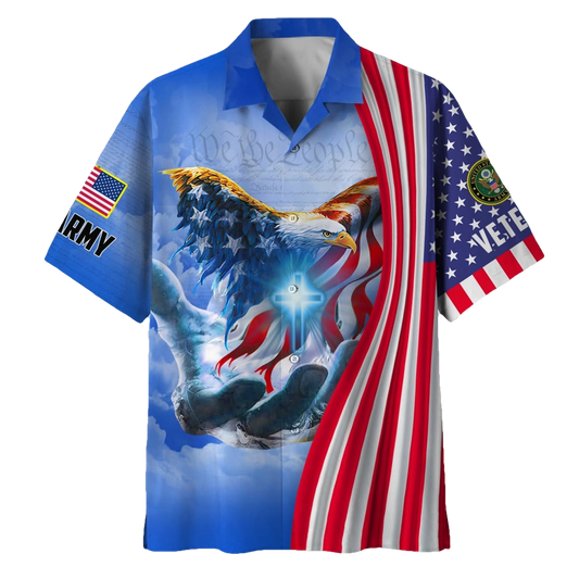 American Patriot US Veteran Hawaii Shirt - Moonbestprint