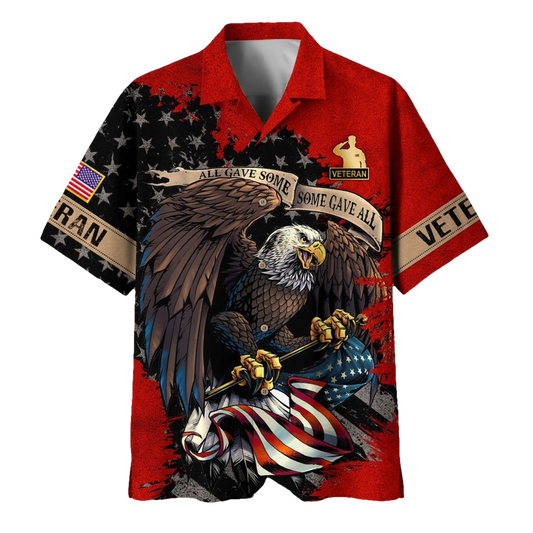 All Gave Some Some Gave All US Veteran Polo And Hawaii Shirt - Moonbestprint