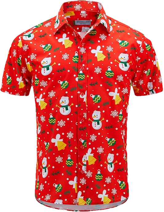 2026 Santa Hawaiian Shirt – Fun Christmas Vacation Button Down - Moonbestprint