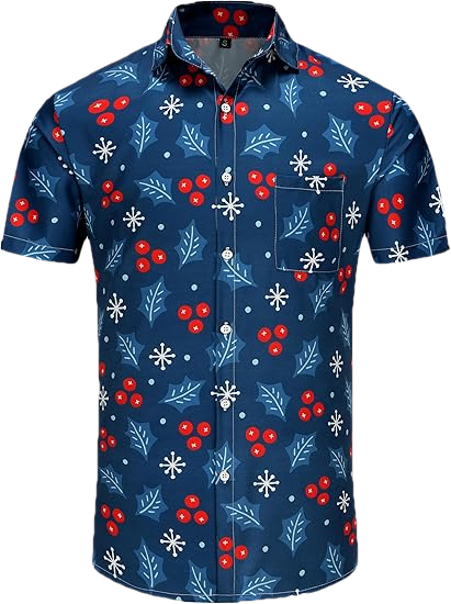 2026 Christmas Minimalist Christmas Design Hawaiian Shirt - Moonbestprint