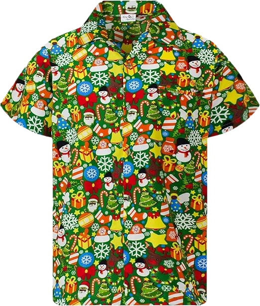2026 Christmas Joyful Classic Pattern Hawaiian Shirt - Moonbestprint
