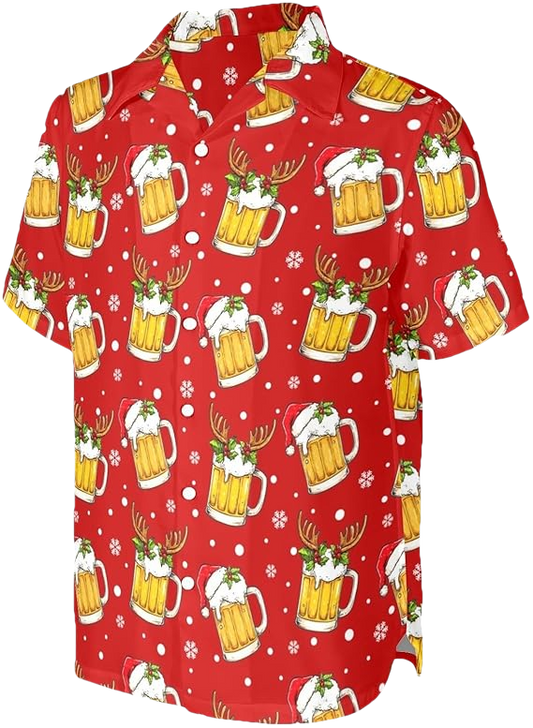 2026 Christmas Beer Celebration Holiday Hawaiian Shirt - Moonbestprint