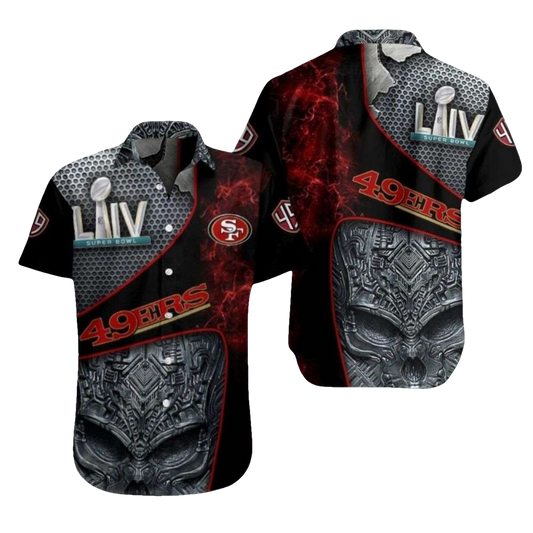 Tech Titan 49ers Niners Super Bowl Liv Hawaiian Shirt - Moonbestprint