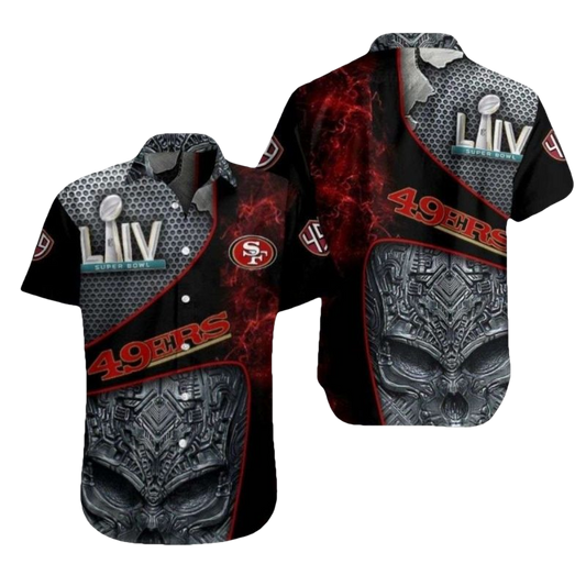 Tech Titan 49ers Niners Super Bowl Liv Hawaiian Shirt - Moonbestprint