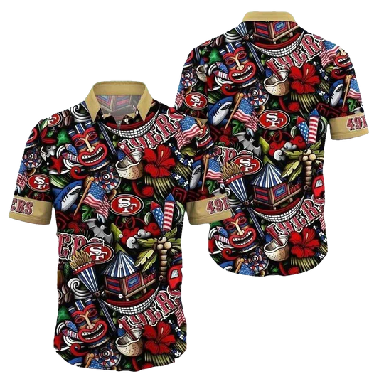 San Francisco Tiki Fest 49ers 2025 Hawaiian Shirt - Moonbestprint