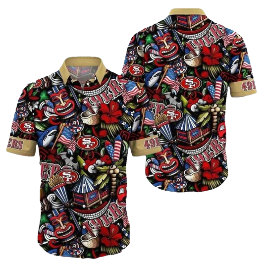 San Francisco Tiki Fest 49ers 2025 Hawaiian Shirt - Moonbestprint