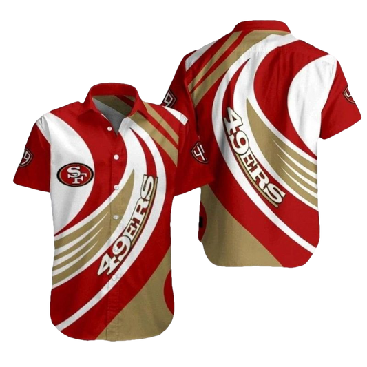 Golden Rush Niners San Francisco 49ers Hawaiian Shirt - Moonbestprint