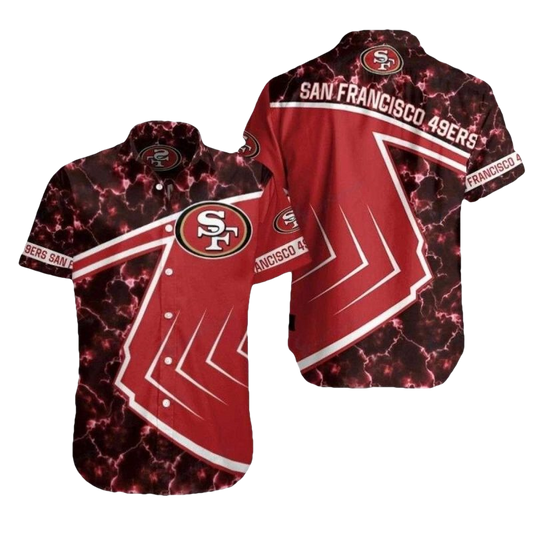 Electric Charge 49ers Thunder Play Hawaiian Shirt - Moonbestprint