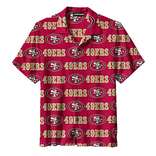 49ers With Coastal Breeze And Bold Team Art Hawaiian Shirt - Moonbestprint