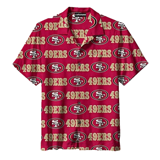 49ers With Coastal Breeze And Bold Team Art Hawaiian Shirt - Moonbestprint