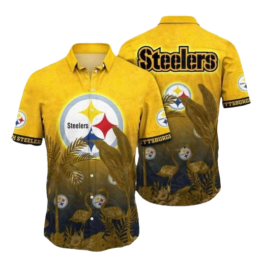 Pittsburgh Steelers Jungle Roar Team Spirit Hawaiian Shirt - Moonbestprint