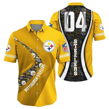 Personalized Pittsburgh Steelers Logo Game Day Vibes Super Bowl 2025 Hawaiian Shirt - Moonbestprint