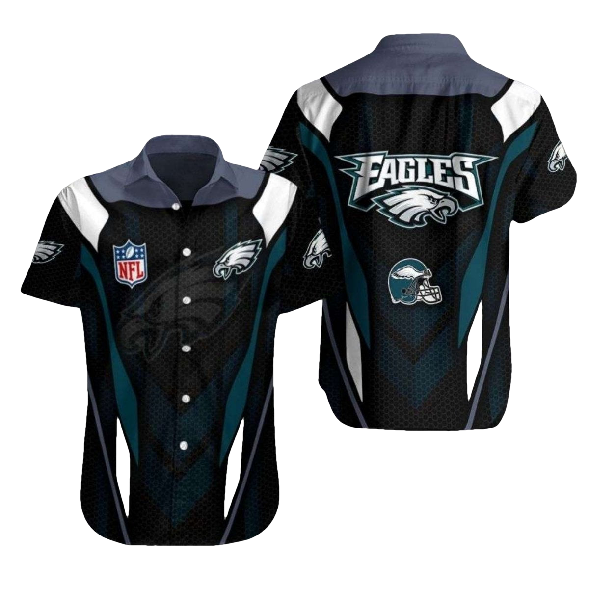 Philadelphia Eaglesâ Gridiron Glory Hawaiian Shirt - Moonbestprint