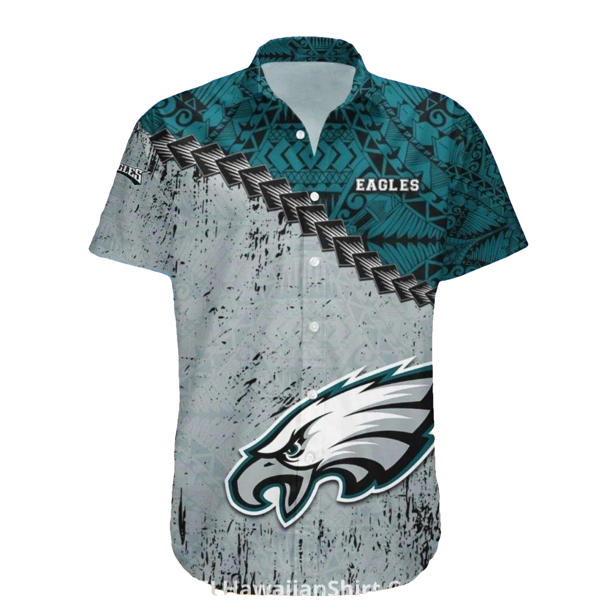 Philadelphia Eagles Polynesian Pattern Hawaiian Shirt - Moonbestprint