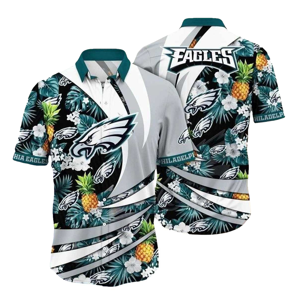 Philadelphia Eagles Pineapple Paradise Hawaiian Shirt - Moonbestprint