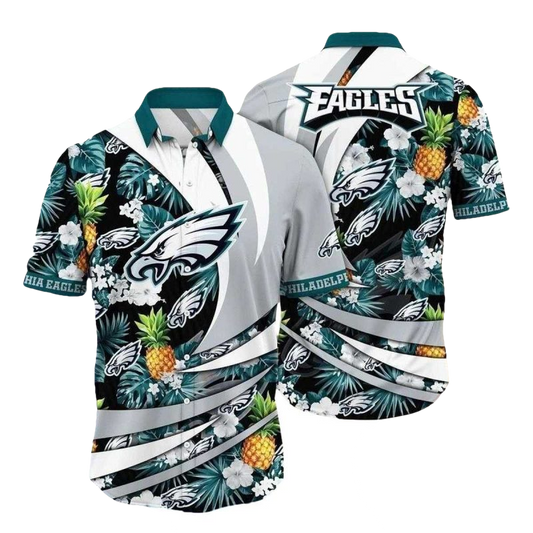 Philadelphia Eagles Pineapple Paradise Hawaiian Shirt - Moonbestprint