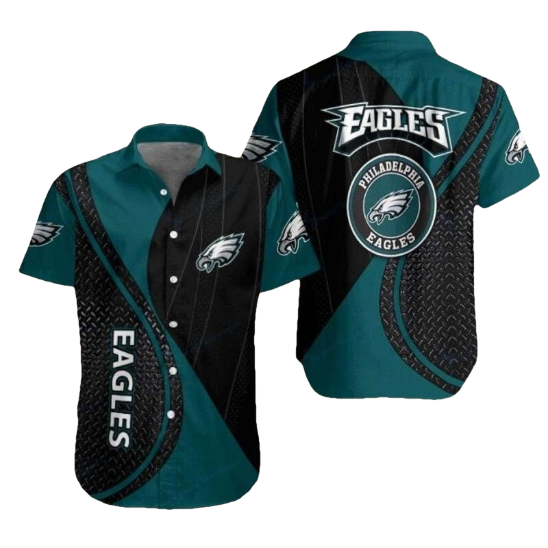 Philadelphia Eagles Eagles Crested Sash Hawaiian Shirt - Moonbestprint