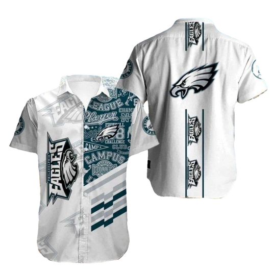Philadelphia Eagles Classic Cool Campus Casual Hawaiian Shirt - Moonbestprint