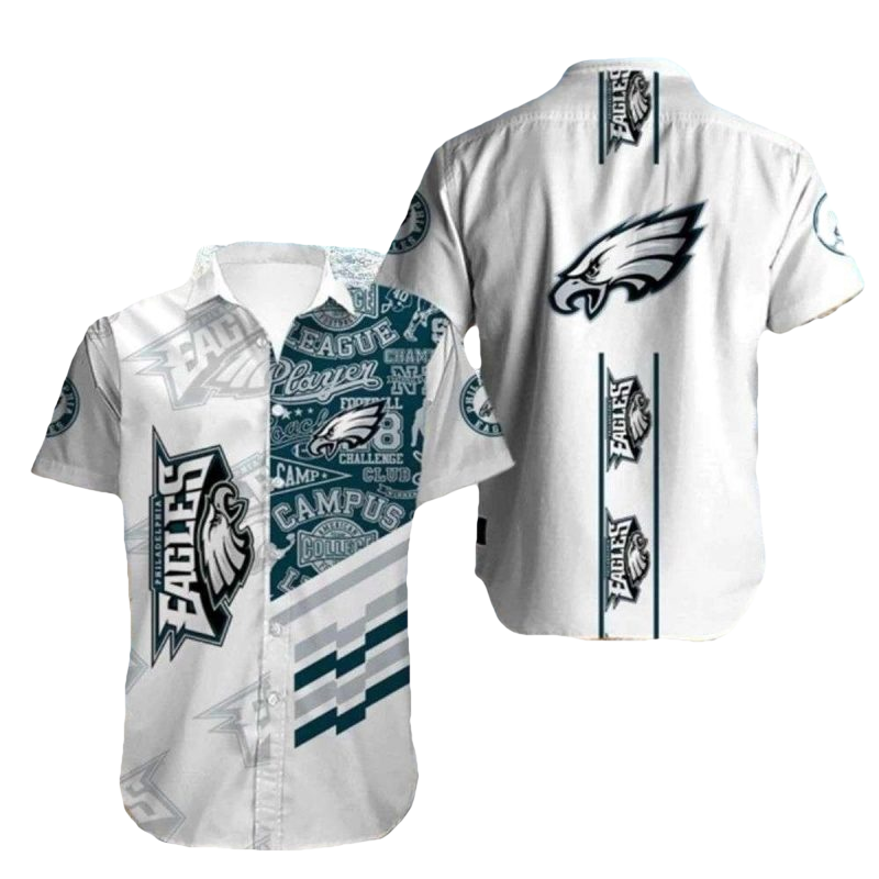 Philadelphia Eagles Classic Cool Campus Casual Hawaiian Shirt - Moonbestprint