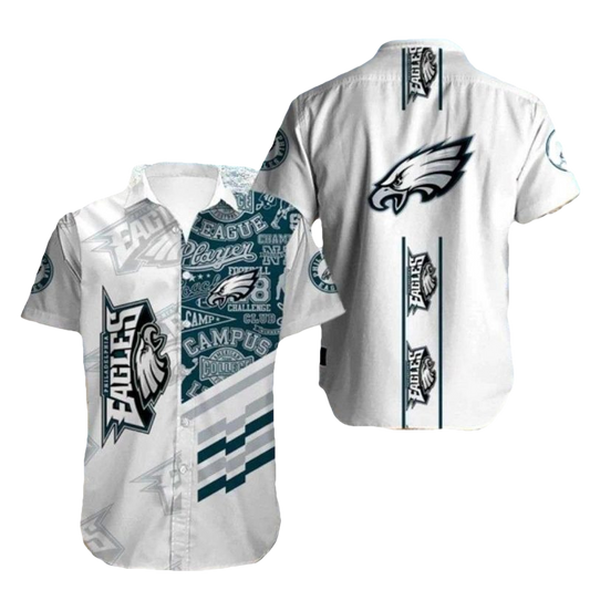 Philadelphia Eagles Classic Cool Campus Casual Hawaiian Shirt - Moonbestprint