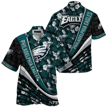 Eagles Love By The Shoreline Palm Leaves Hawaiian Aloha Shirt - Moonbestprint