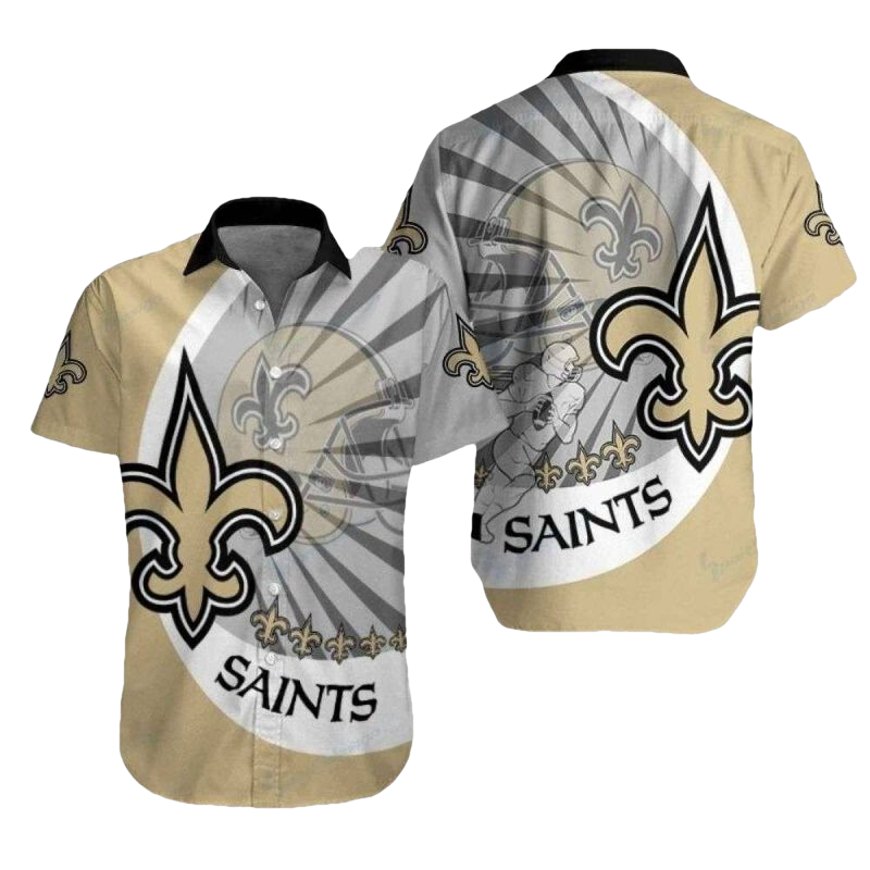 Quarterbacks Dream New Orleans Saints Tropical Hawaiian Shirt With Playbook Design - Moonbestprint