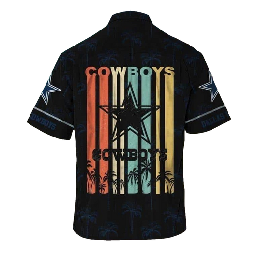 Retro Dallas Cowboys Gift For Beach Trip Hawaiian Shirt - Moonbestprint