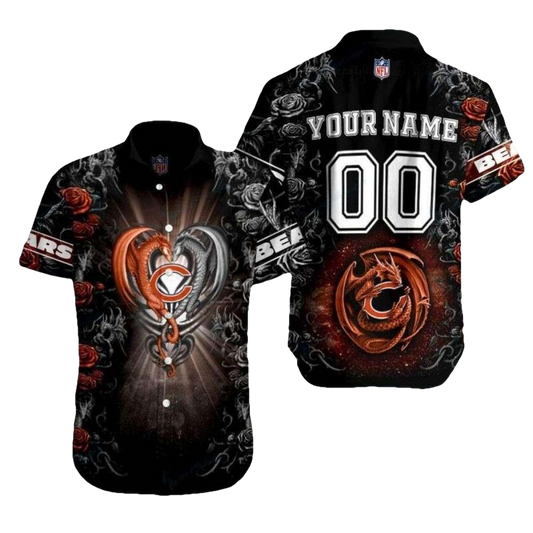 Personalized Chicago Bears Eternal Love For The Game Hawaiian Shirt - Moonbestprint