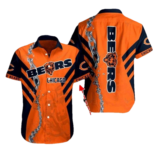 Personalized Chains Of Victory Chicago Bears Breakthrough Hawaiian Shirt - Moonbestprint