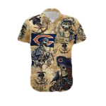 Chicago Bears Pirates Retro Hawaiian Shirt - Moonbestprint