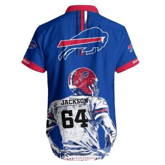 Personalized Buffalo Bills No 1 Dad Hawaiian Shirt - Moonbestprint